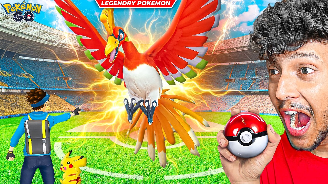 FINALLY CAPTURED LEGENDARY GOD HO-OH POKEMON 😱 Pokemon Go #2