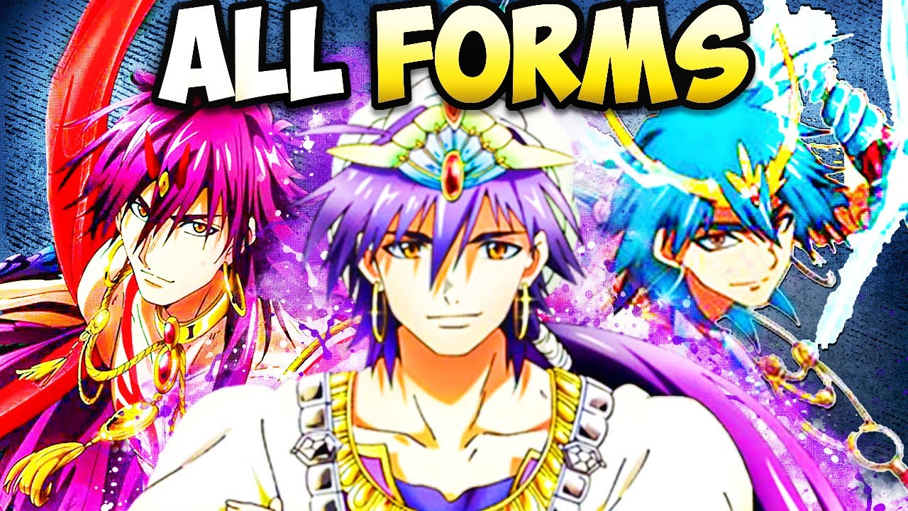 Sinbad All Transformations Ranked and Explained | Magi Sinbad All Djinn Equips