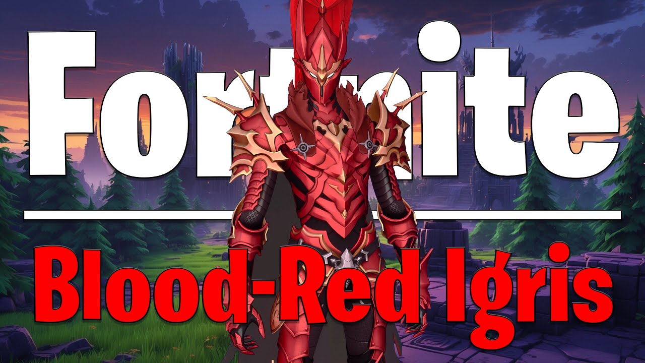 “Blood-Red Commander Igris” from Solo Leveling Fortnite gameplay (👍 & Subscribe)