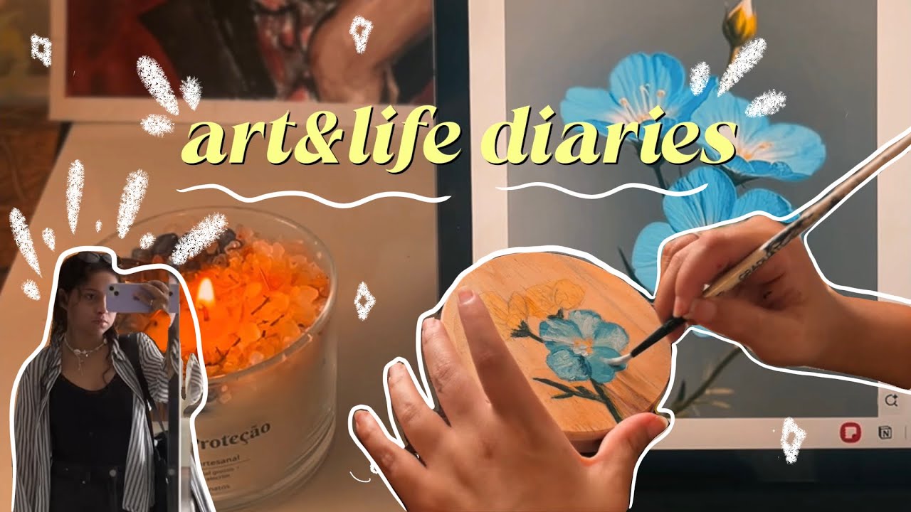 como é ser artista e estudante de artes| art&life diaries