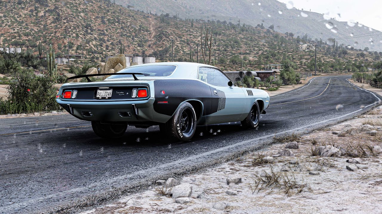 1971 Plymouth Barracuda 658HP - Forza Horizon 5 PC  4K - Logitech G27