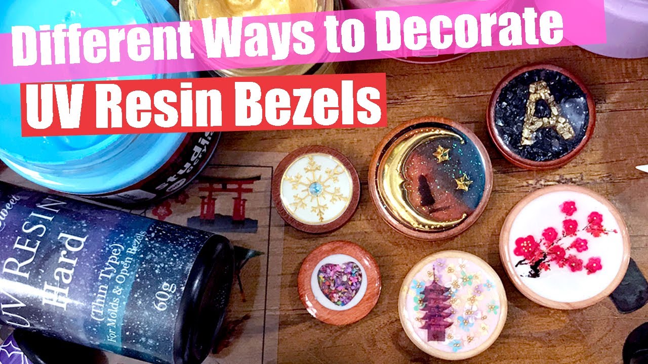 UV Resin Tutorials: 3 Different Ways to Decorate Bezels