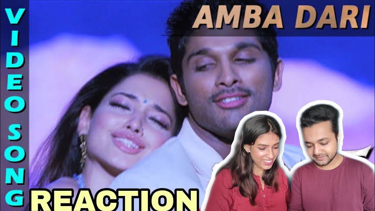 Ambadari - Badrinath | ALLU ARJUN | COUPLE REACTION | BOYFRIEND GIRLFRIEND REACTION