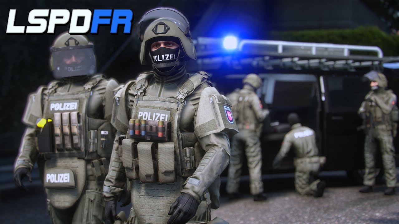 SEK / SWAT Team im Schusswechsel - LSPD:FR | GTA 5 (Deutsch/German)