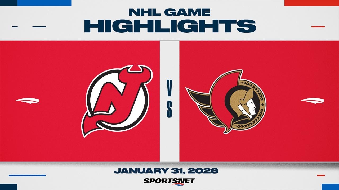 NHL Highlights | Devils vs. Senators - January 31, 2026