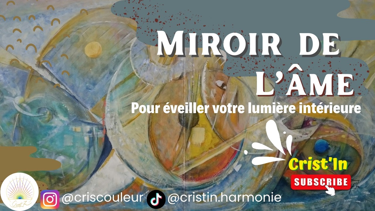 Miroir de l'âme : Quand l'art vibratoire révèle votre lumière intérieure ✨🎨