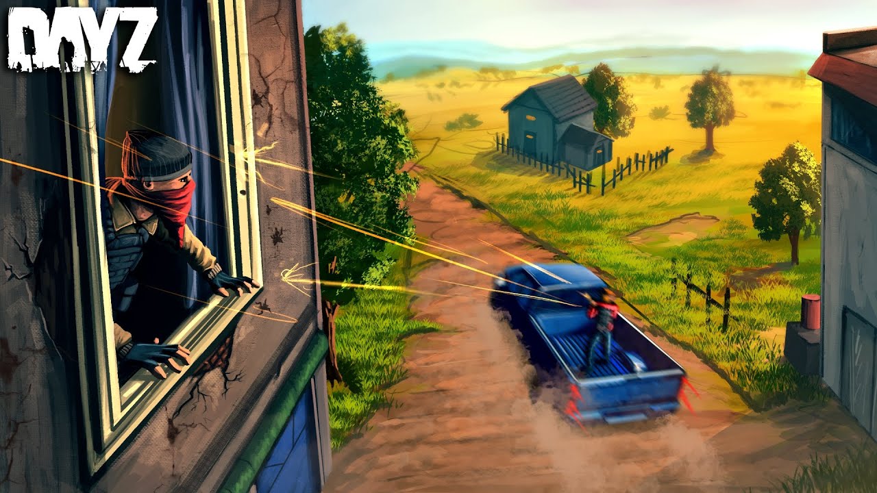 Выжить рядом с читерами в Dayz!