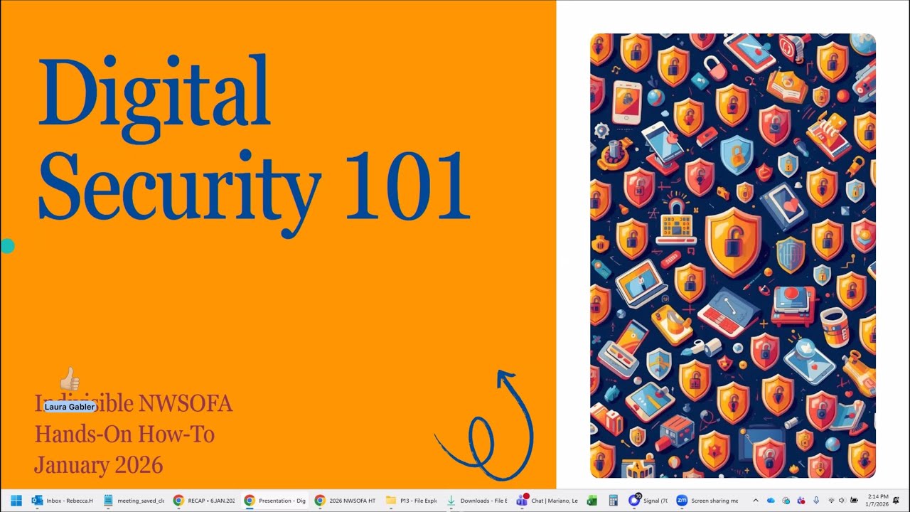  Wed 1/7/2025 @ 2 PM CT ZOOM:How Too / Hands On Technology Review, privacy detox 