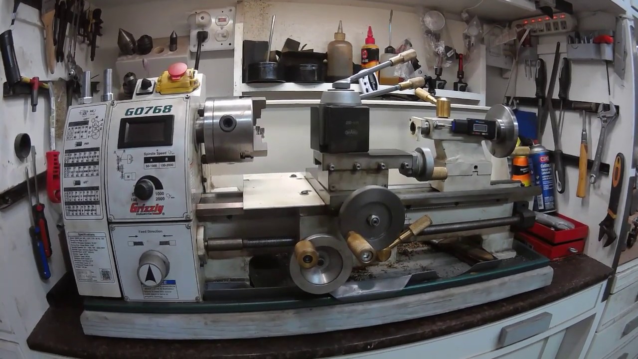 Grizzly G0768 Bench top lathe ---  8x16 mods