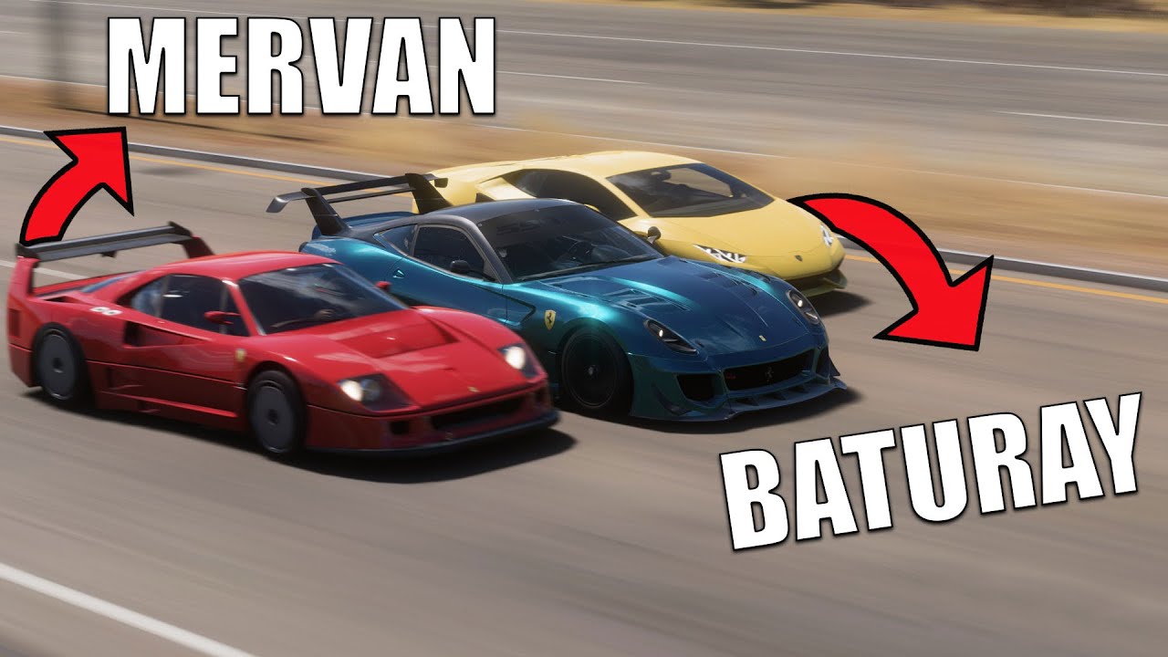 HAYALİMİZDEKİ ARABALARLA YARIŞTIK - Forza Horizon 5