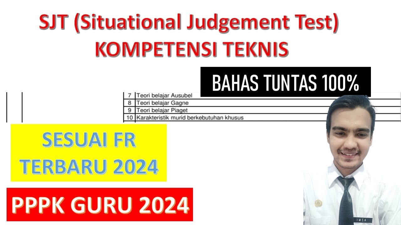 PREDIKSI SOAL SJT PPPK GURU 2024 FULL PEMBAHASAN | SESUAI FR TERBARU 2024