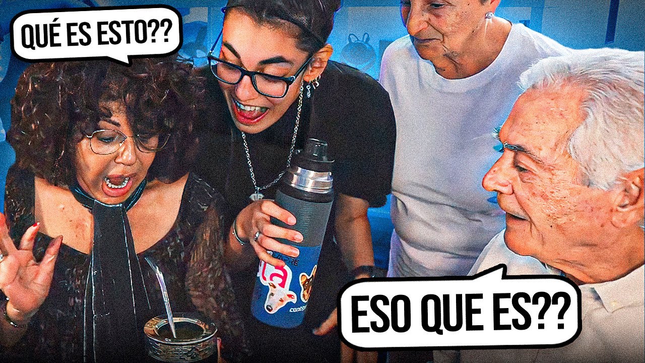 Mis abuelos prueban MATE ARGENTINO por primera vez 🤣