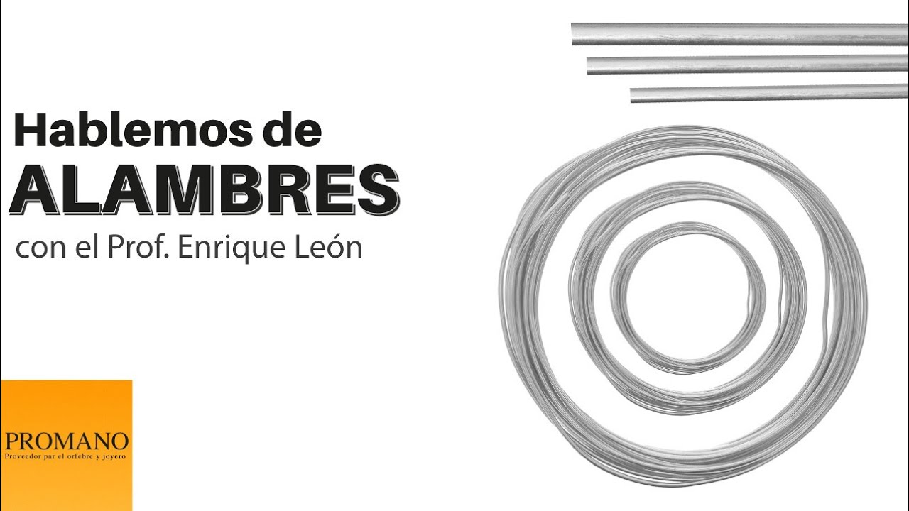Alambres o hilos de plata