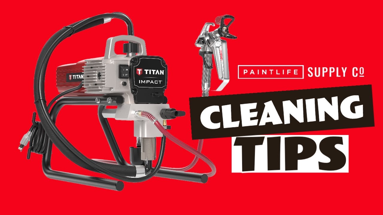 Cleaning your Paint Sprayer the Easy Way