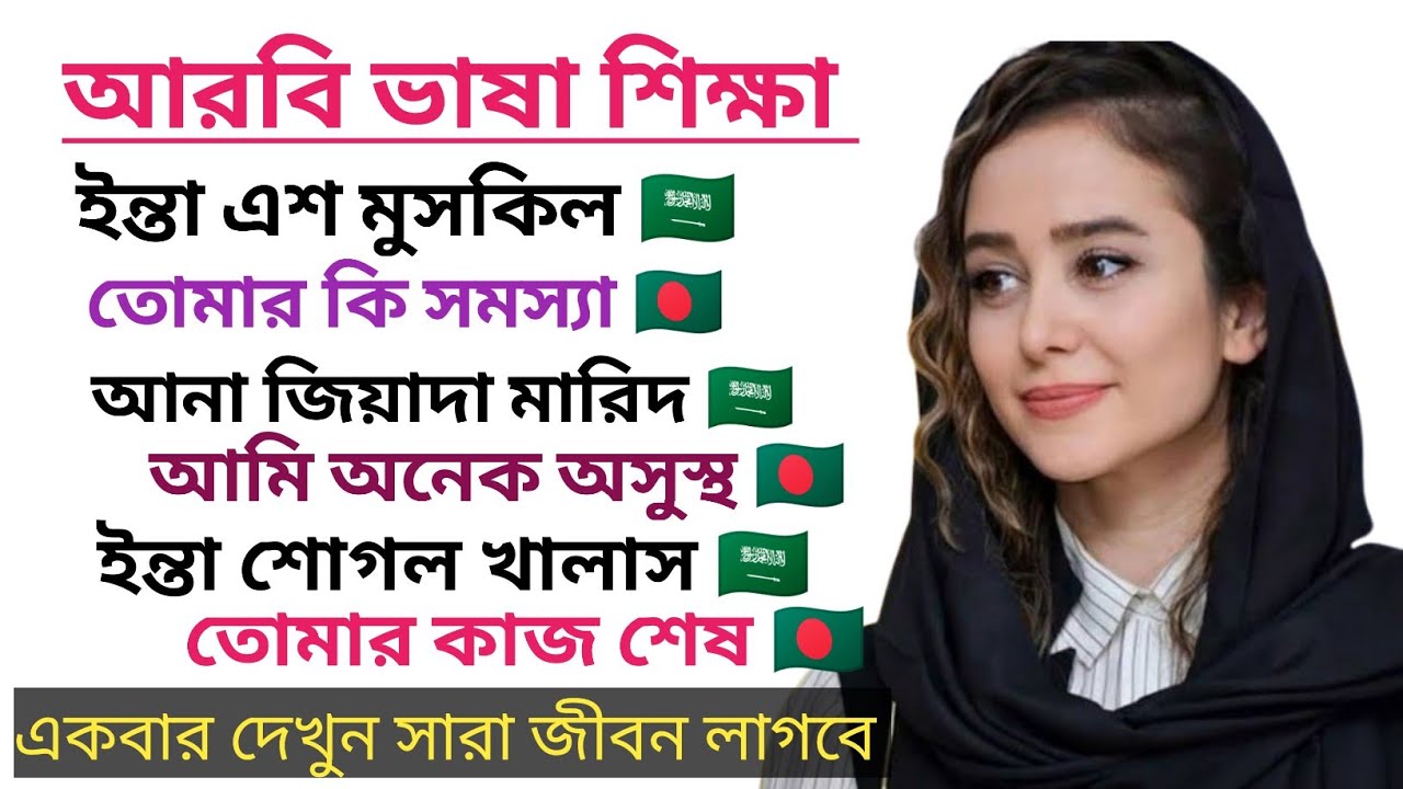 Learn arabic language easily . আরবি ভাষা শিখুন খুব সহজে।