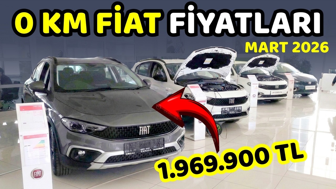 0 KM FİAT FİYATLARI - Mart 2026 | Yetkili Bayi Sıfır Km Fiat Egea ve Egea Cros İndirimli Fiyatlar