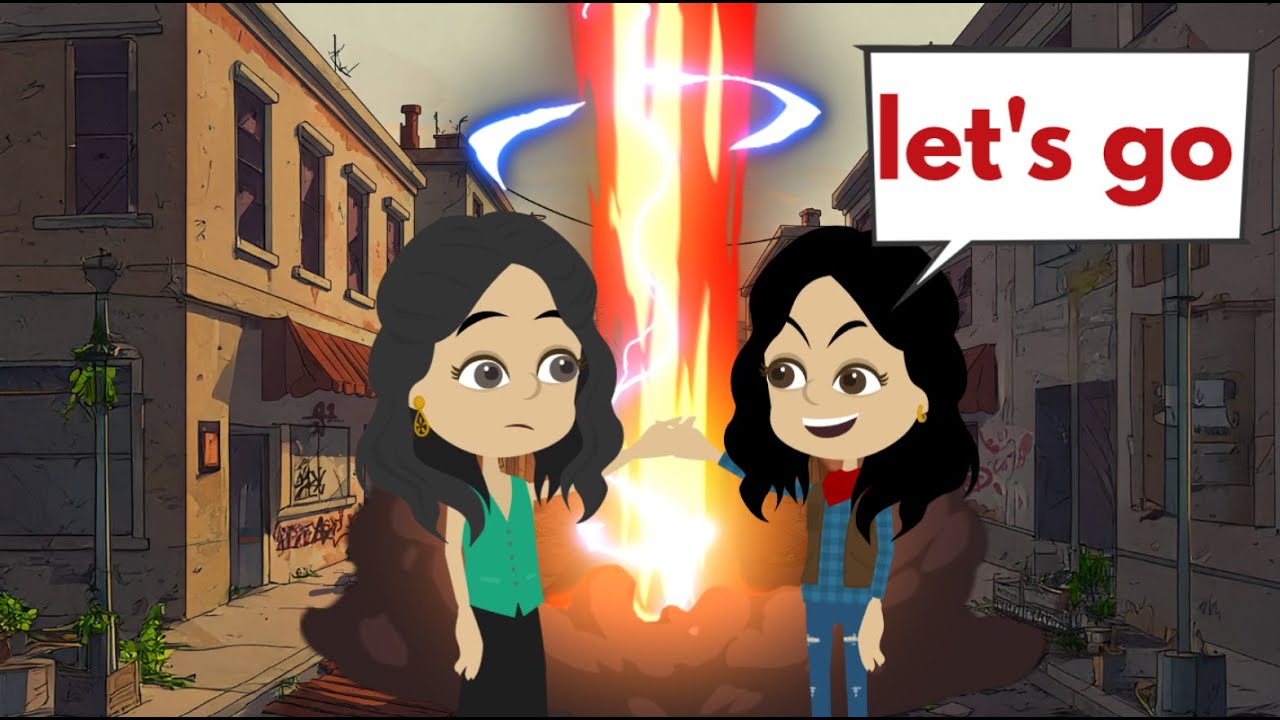 Nora goes to a PARALLEL World | Learn English