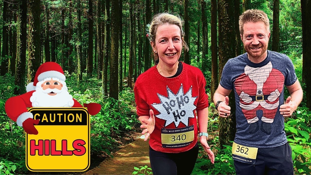BRUTAL Hills at Chopwell Woods Christmas Trail Race | Those 2 Runners