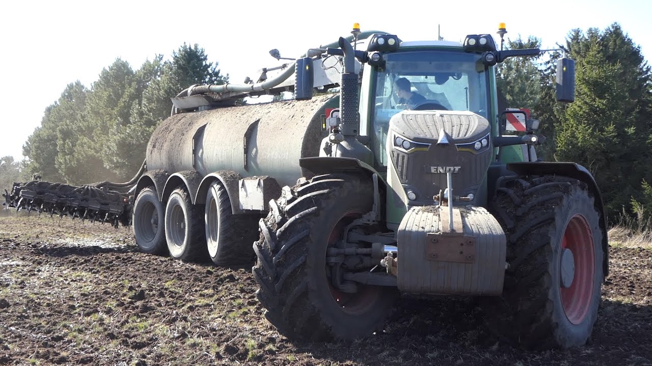 Fendt 942 Vario in the field injecting slurry w/ Samson PG25 | Manure Season 2020 | DK Agriculture