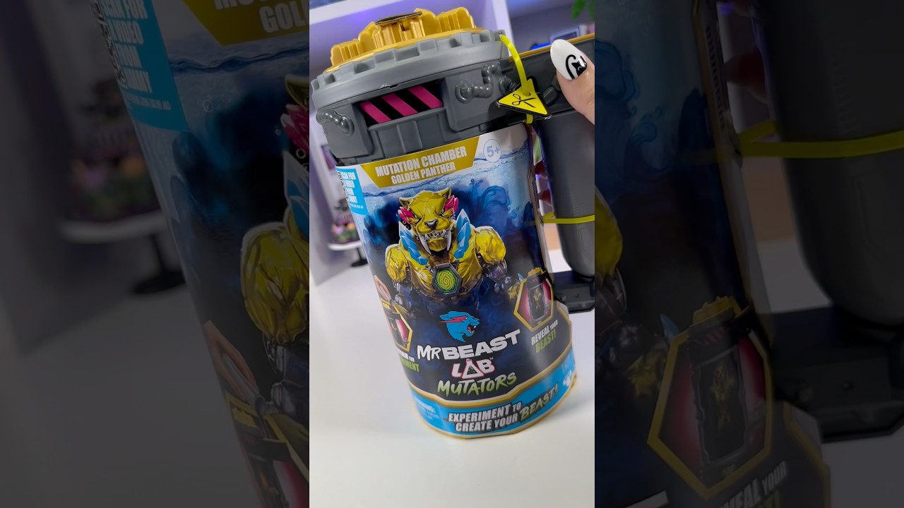 Mr. Beast Lab Mutators Golden Panther 🐆 #mrbeast #asmr #mrbeastlab