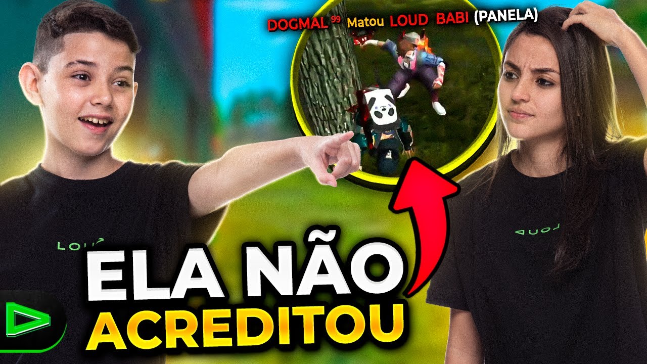 A BABI NÃO ACREDITOU NO QUE EU FIZ !!