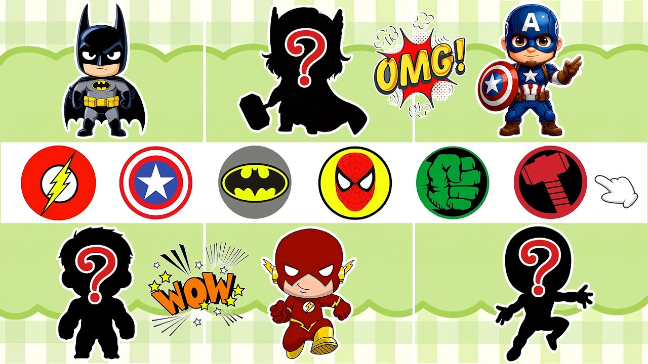 Superheroes Unleashed: Can You Guess the Missing Heroes? 🦸&zwj;♂️🦸&zwj;♀️ | Spider-Man Animation