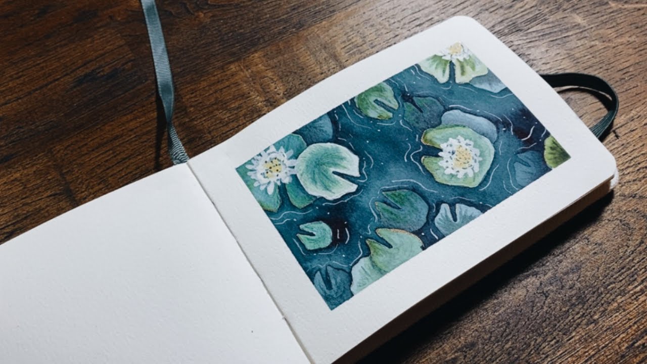 Paint with ME! | Negative Painting Technique  | Painting Lilly Pads  🪷