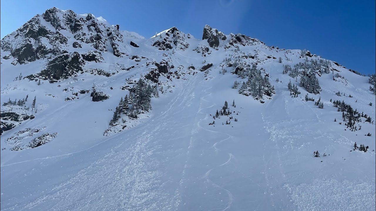 APRIL PEAK SNOWBOARD DESCENT, OLYMPIC NATIONAL PARK