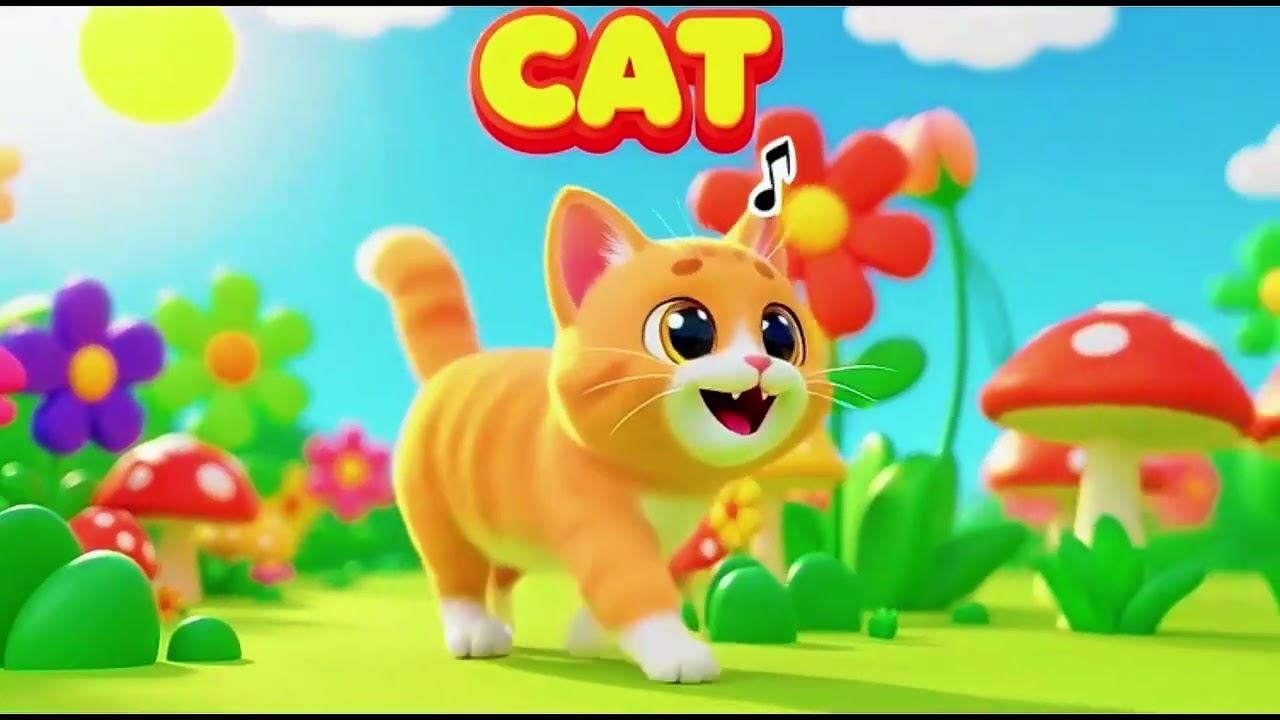 Floxa Kid Animal Song 🐶🦁 | Learn Animal Names & Sounds | Fun Kids Music Video #youtubekids