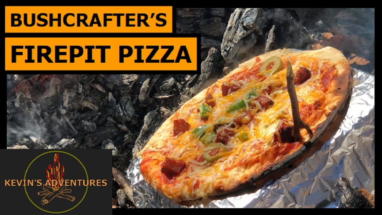 Campfire Pizza a Bushcraft Lunch