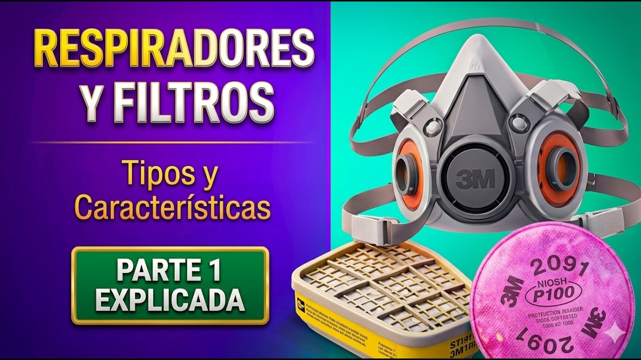 Seguridad Industrial: Respiradores y filtros - Tipos y Características