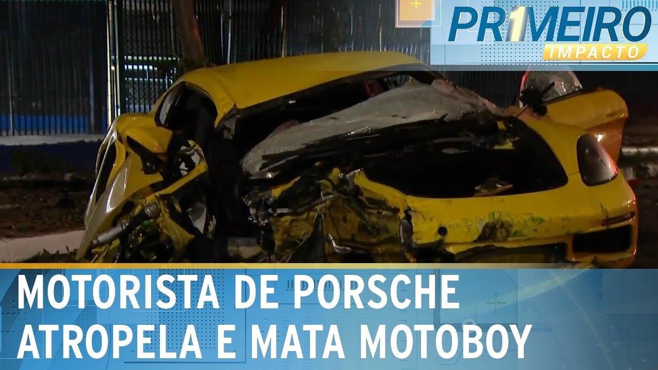 Motoboy atropelado por Porsche: advogado contesta homicídio culposo | Primeiro Impacto (29/07/24)