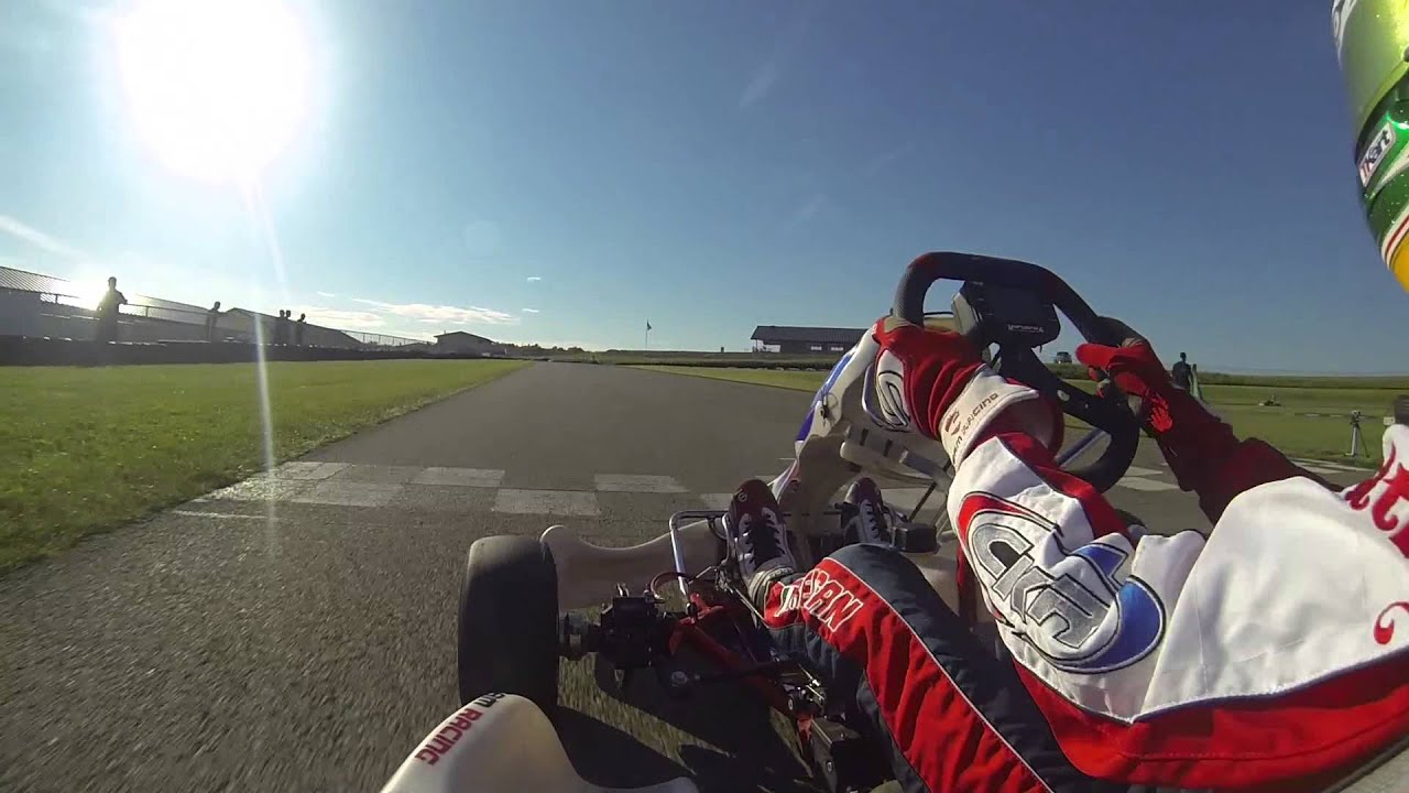 Alessandro Bressan Onboard - Practice Session at North East Shifter Kart Series 2013 - Beaverun (PA)