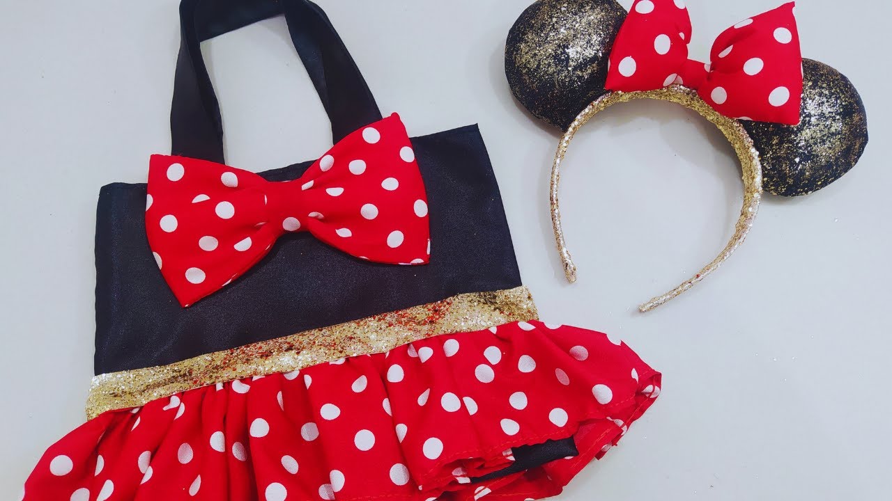 Bolsa y Diadema Minnie Mouse/Disney minnie mouse bag and ears