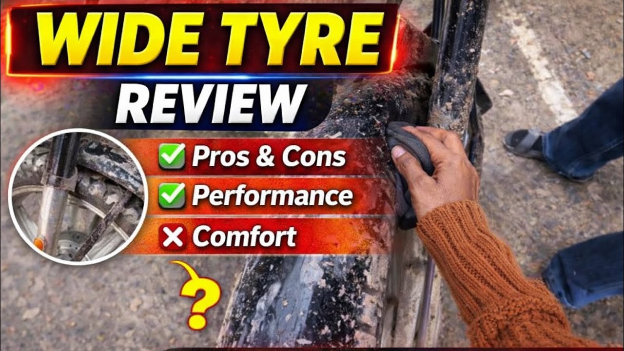 Wide Tyre 🏍️🔥 ||Full Detail🙄 || Good or Bad for Bullet 350 Standard?