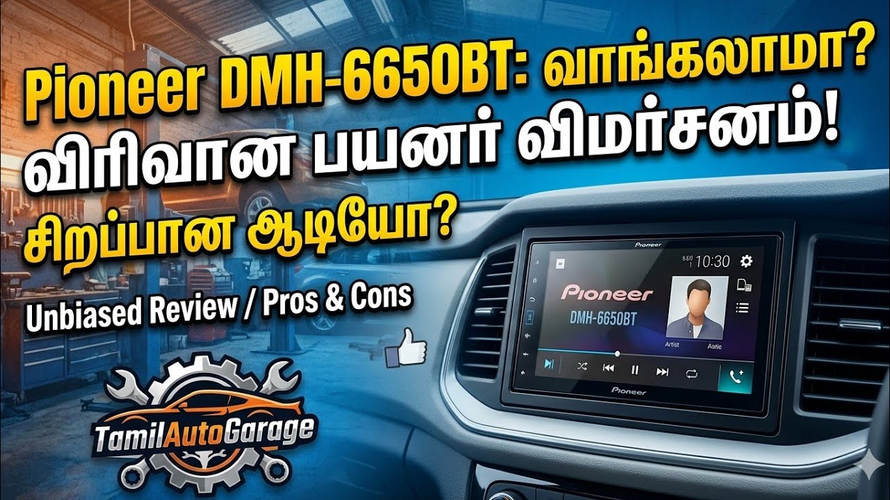 Pioneer dmh-6650bt infotainment system user review in tamil