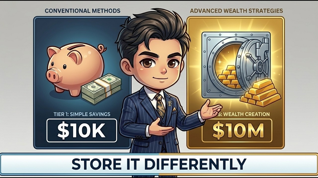 How to Store & Protect Your Money at Every Wealth Level (Tier 1 to Tier 5)