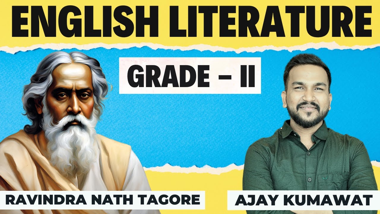 2nd Grade English literature II Rabindranath Tagore II Rabindranath Tagore in Hindi II