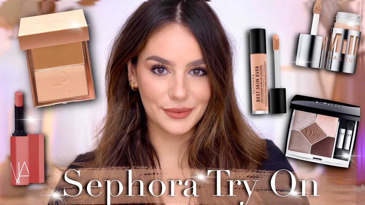 NEW SEPHORA TRY ON: PATRICK TA Cream Foundation, NARS Powermatte Lipstick, MILK Concealer