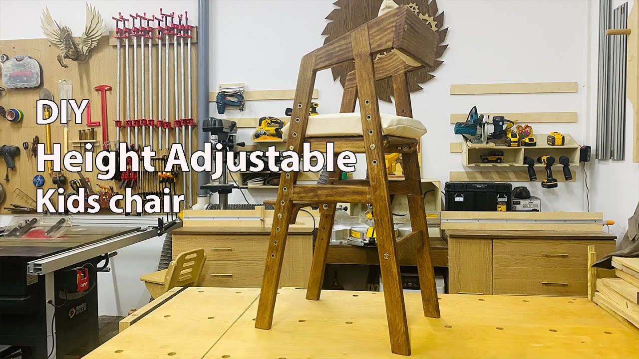 DIY Height Adjustable Kids Chair