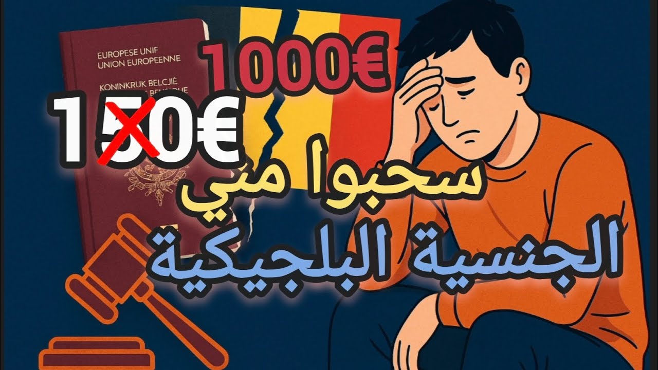 الجنسية البلجيكية و أسباب سحبها، وتكلفة ال €1000 بدلا من €150.#trending #youtubeshorts #المهاجر 