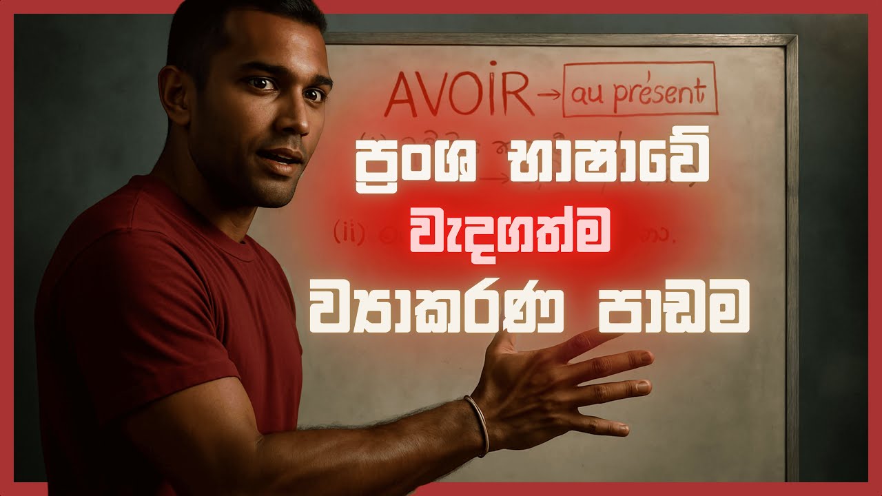 How to Use the Verb Avoir in French in Present Tense (Complete Guide in Sinhala)