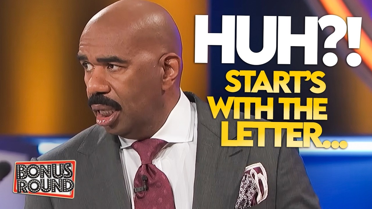 Funny Starts With ... Questions & Answers With Steve Harvey On Family Feud