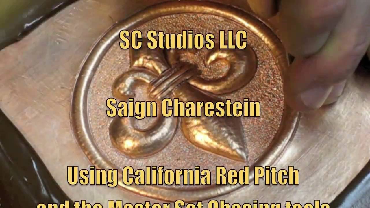 Tutorial Tuesday- Chasing and Repousse series #8: Defining your piece by chasing and texturing