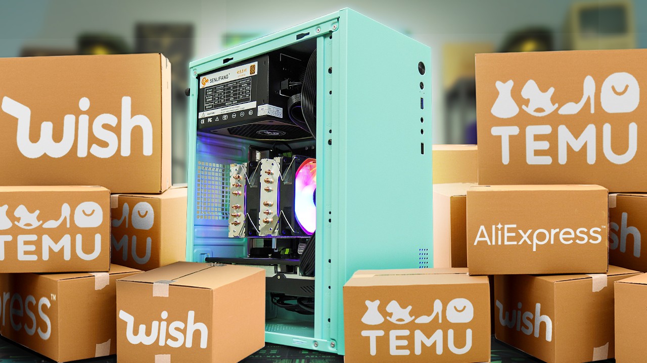 We Built a $280 Gaming PC Using WISH ALIEXPRESS & TEMU?!