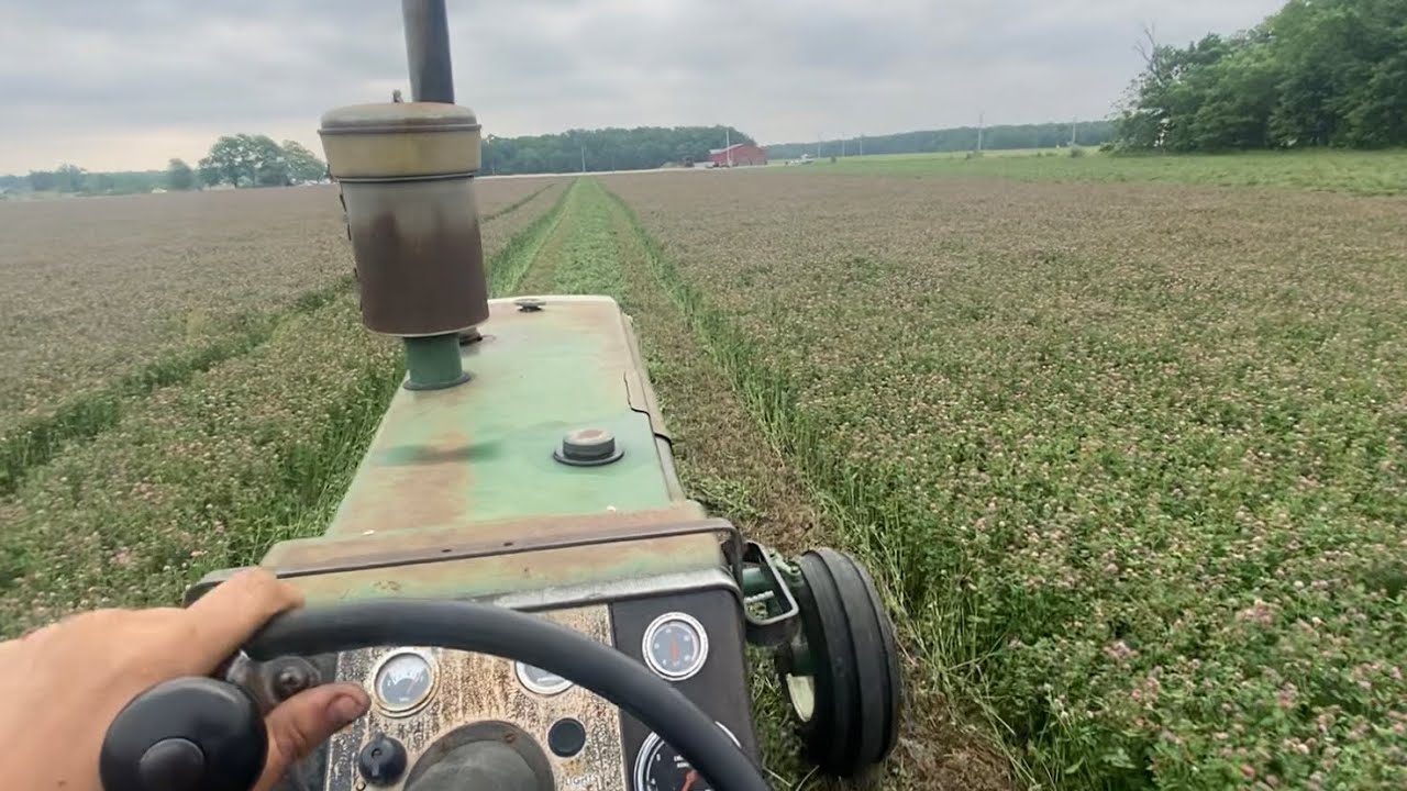 Mowing more Clover Hay - 6/16/23
