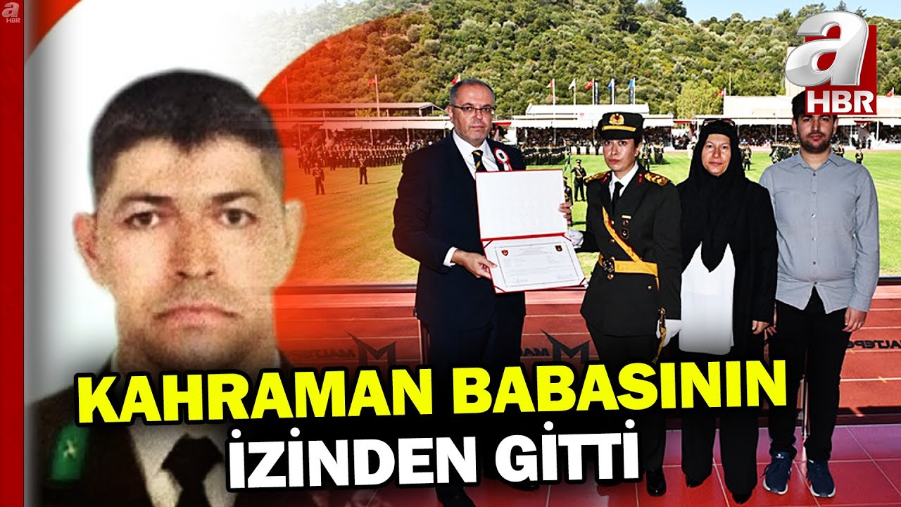 Şehit Ömer Halisdemir'in kızı teğmen oldu | A Haber