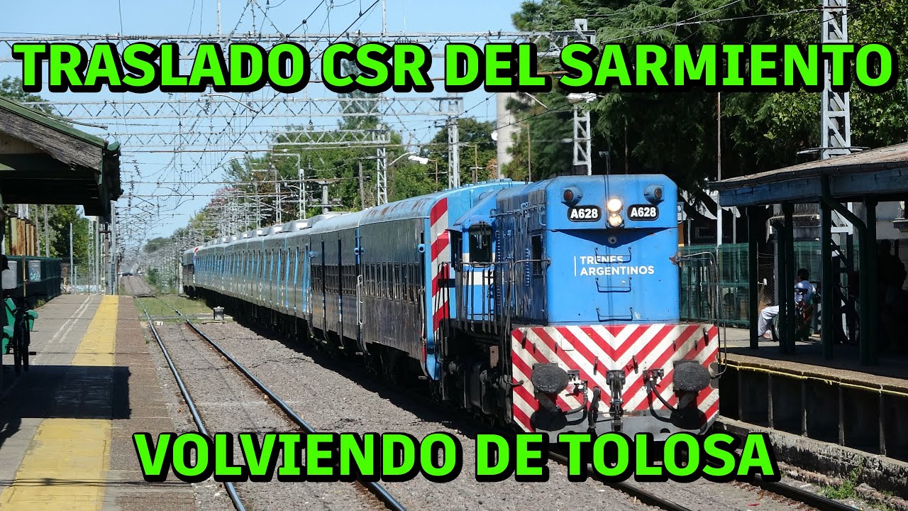 Traslado CSR Sarmiento volviendo de Tolosa