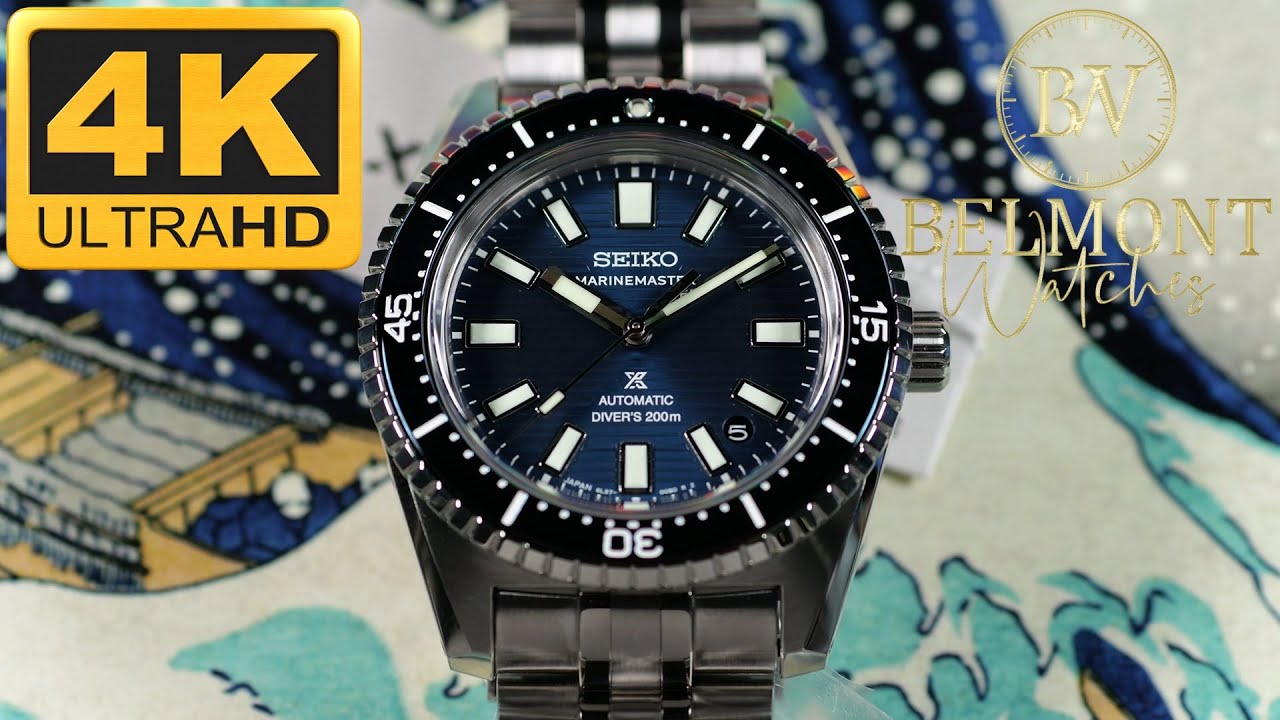 Seiko Prospex Marinemaster – SJE119, лучшие новые дайверские часы Seiko с синим циферблатом? Срав...