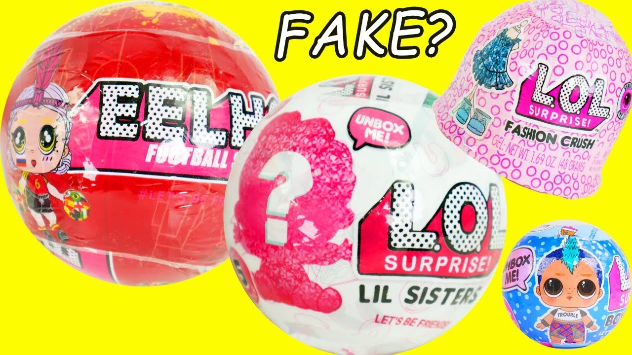 LOL Surprise Big Sisters Open Fake LOL Surprise Dolls Babies NEW VIDEO